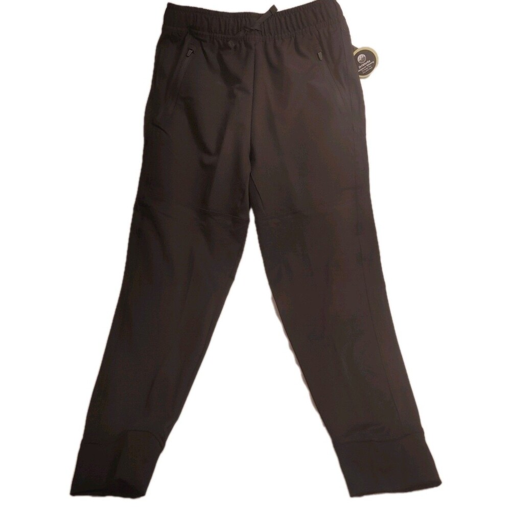 Athletic Works Boys Dri Works Moisture Wicking Joggers Black size L (10-12) NWT